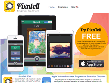 Tablet Screenshot of pixntell.com